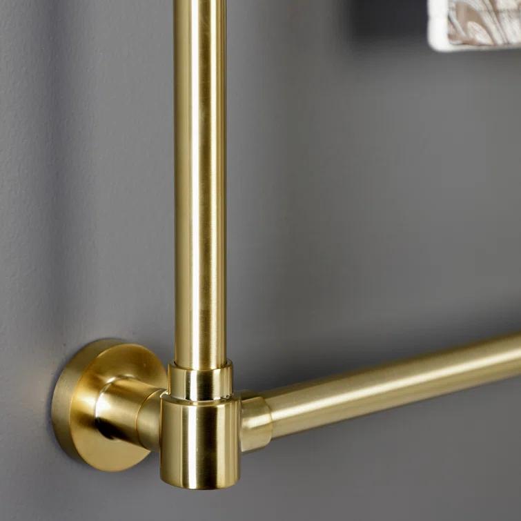 Kingston Brass Gallant 24-Inch Wall Mount 3-Bar Towel Rack