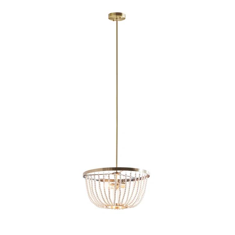 Hampton Hill Melrose 2-Light Beaded Chandelier