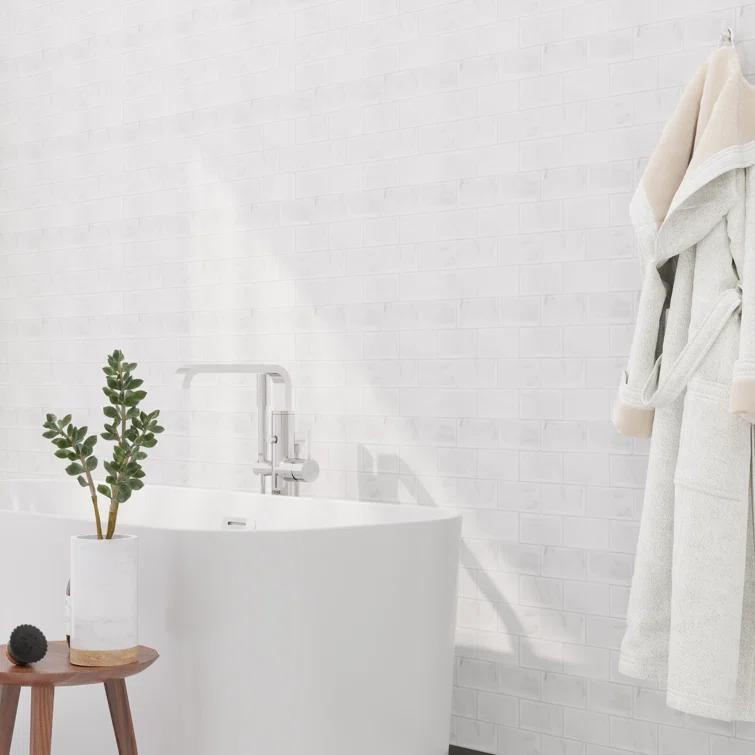 Avant Decor 3'' W x 5'' L Polyvinyl Chloride (PVC) Peel and Stick Subway Tile