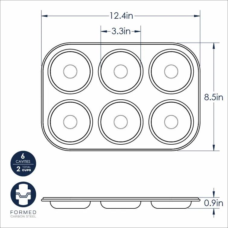Nordic Ware Nordic Ware 6 Cavity Donut Pan
