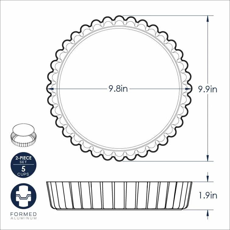 Nordic Ware Pro Form 5 Cup Quiche Tart Pan & Reviews | Wayfair