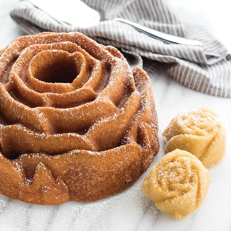 Nordic Ware Rose Cast Aluminum Bundt Pan