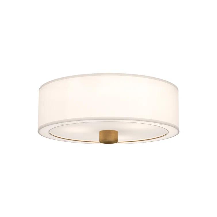 Theo Fabric Semi Flush Mount
