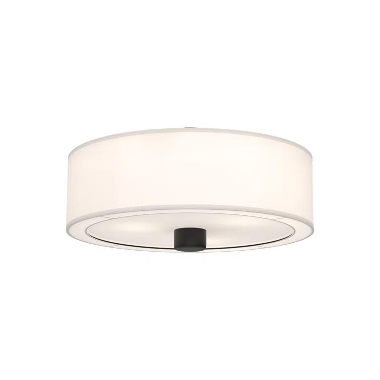 Theo Fabric Semi Flush Mount