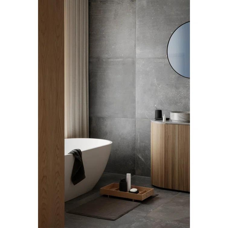 TWIN 100% Cotton Reversible Bath Rug - Rectangular