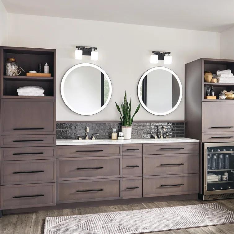 Elan Lighting - Ryame - 31.5 Inch LED Mirror-Matte Black Finish - Elan Lighting