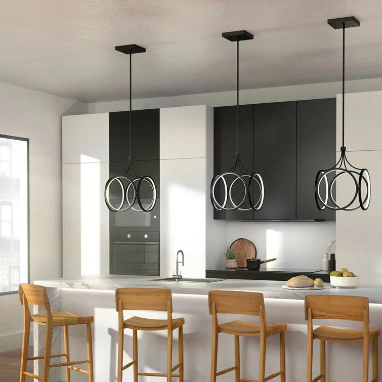 Orren Ellis Nikiki 1 - Light LED Unique/Statement Pendant