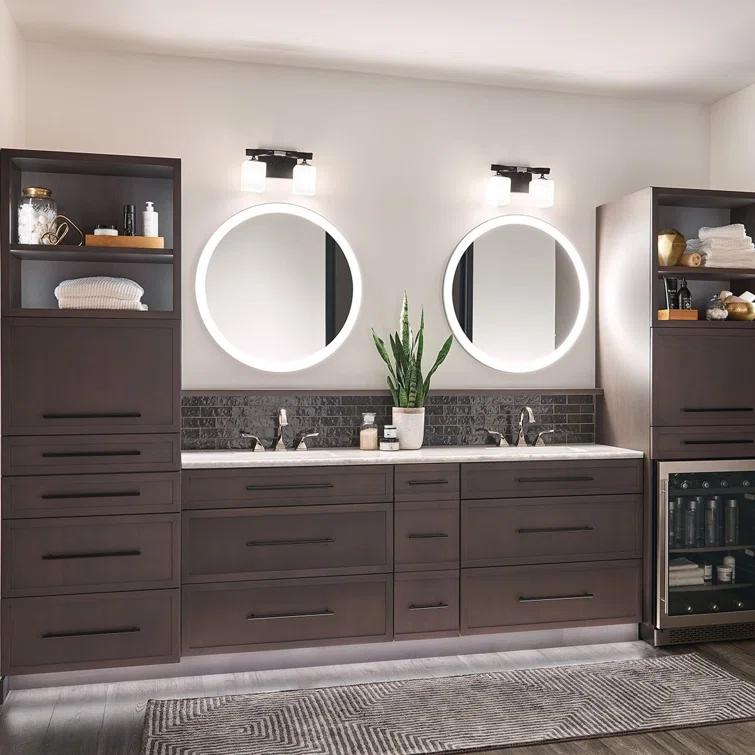 Elan Lighting - Ryame - 31.5 Inch LED Mirror-Matte Black Finish - Elan Lighting