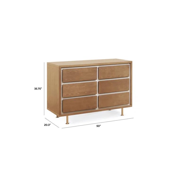 Novella 6 Drawer Double Dresser