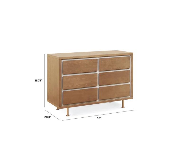 Novella 6 Drawer Double Dresser