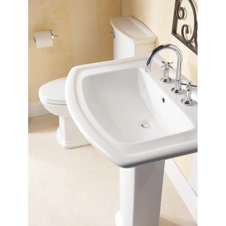 Barclay Washington Pedestal Lavatory 3-418WH
