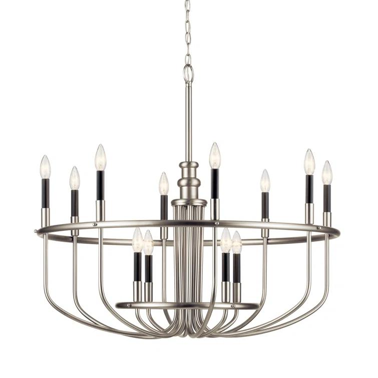 Kuzey 12 - Light Wagon Wheel Chandelier