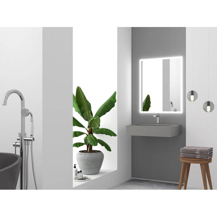 Juniper 24" Floating Minimalist Bathroom Sink with Concealed Drain