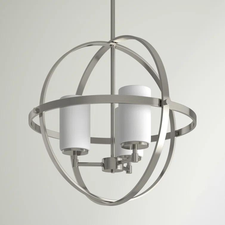 Willa Arlo™ Interiors Evenson 3 - Light Dimmable Globe Chandelier