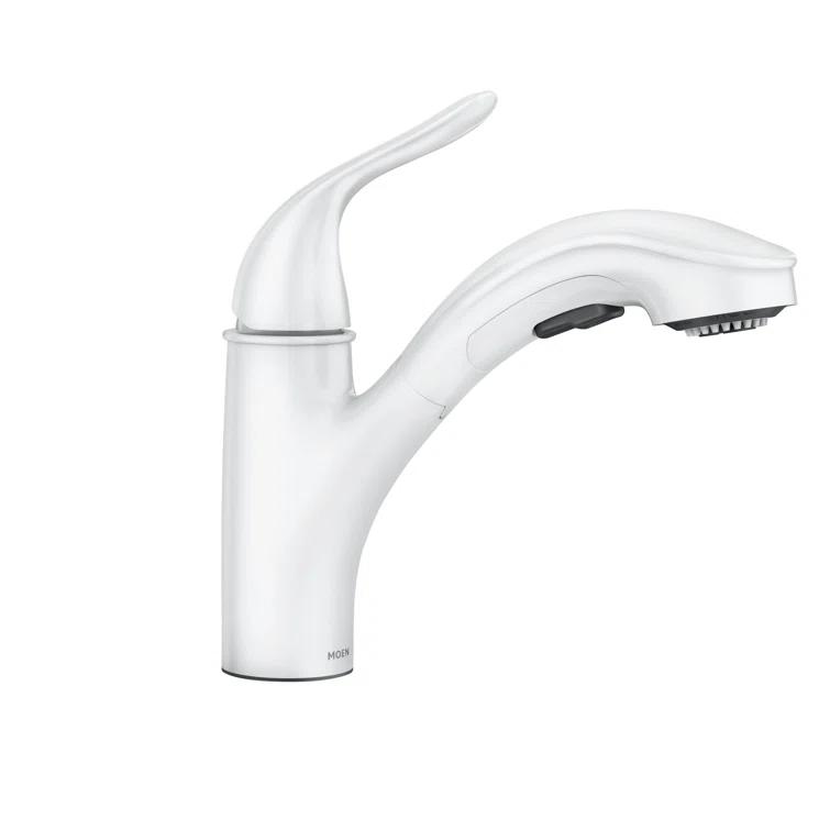 Moen Brecklyn Single-Handle Pull-Out Sprayer Kitchen Faucet with Power Clean Technology