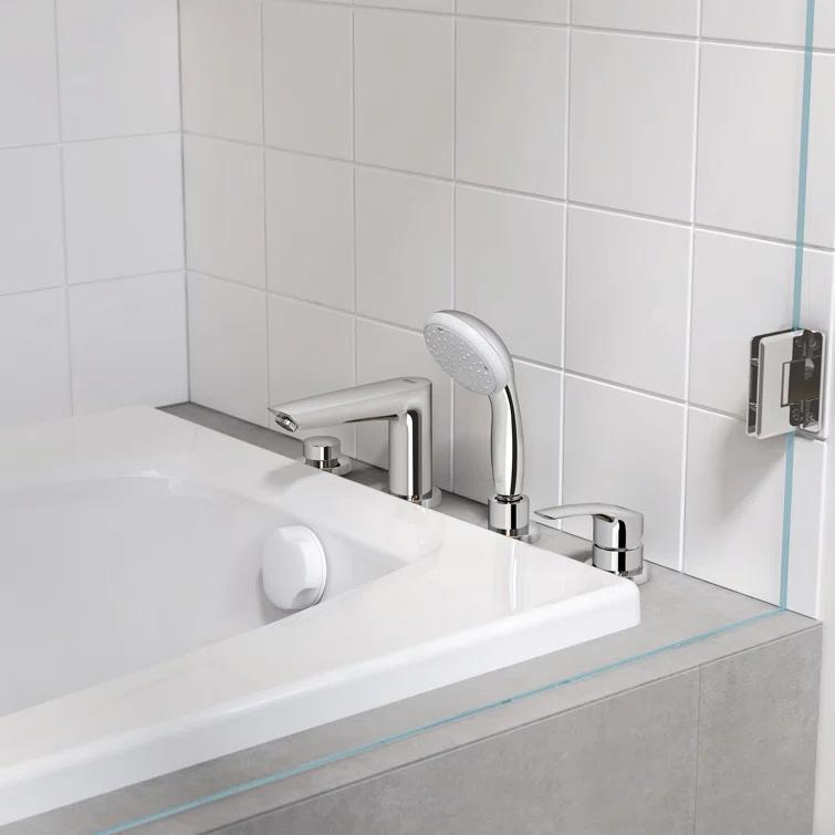 Eurosmart Single Handle Deck Mount Roman Tub Faucet Trim