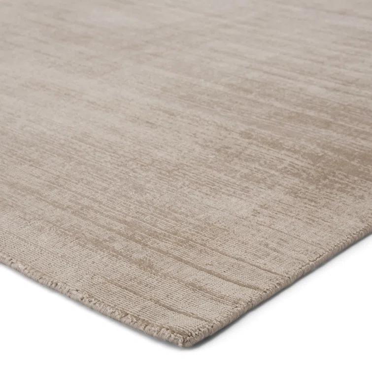 Owens Hand Loomed Rayon / Viscose Pelican Rug