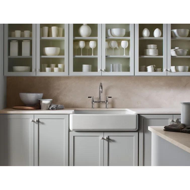 Whitehaven® Self-Trimming 36" L x 22" W Farmhouse Kitchen Sink