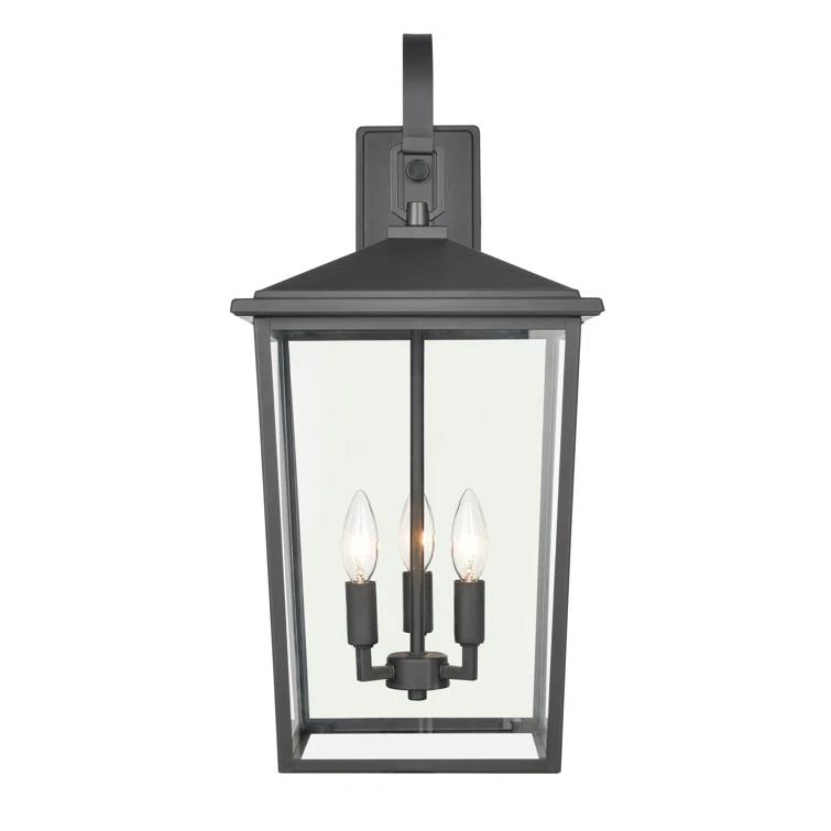 Messerly 3 Light 24" Tall Outdoor Wall Sconce