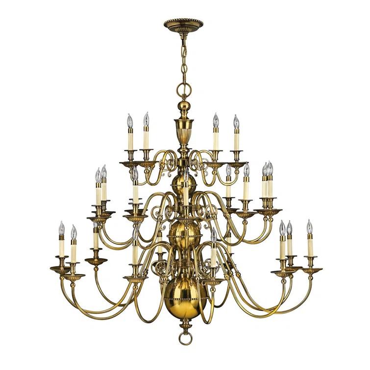 Hinkley Cambridge 25-Light Candle Style Tiered Chandelier
