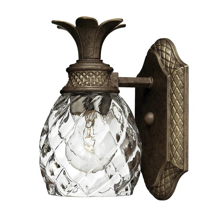 Plantation 1-Light Pineapple Accent Wall Sconce