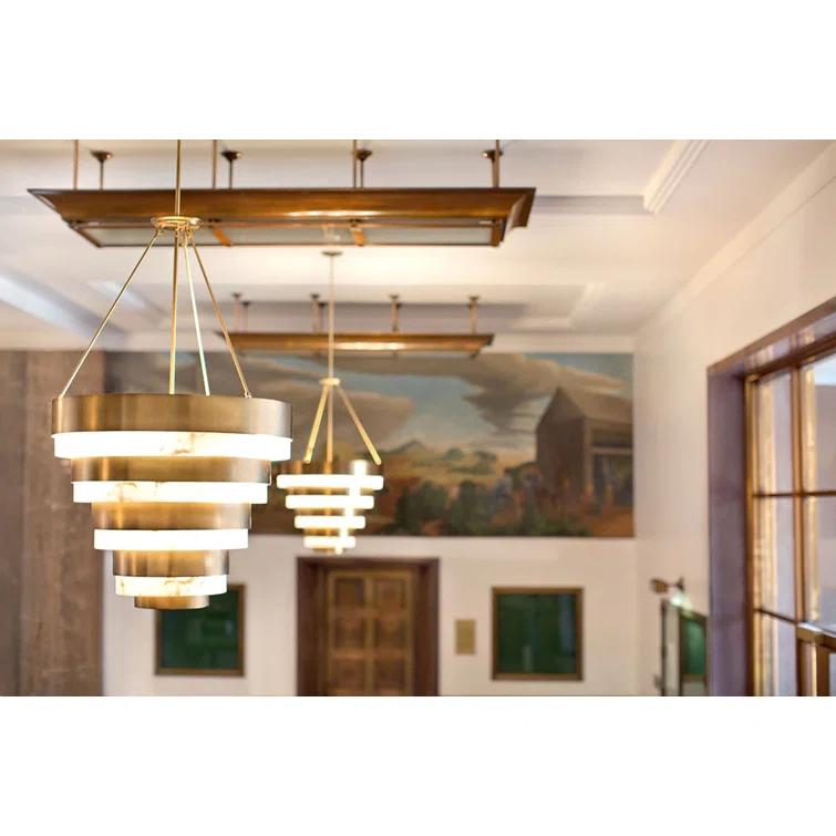 Echelon Eight-Light Tiered Chandelier by Lisa McDennon