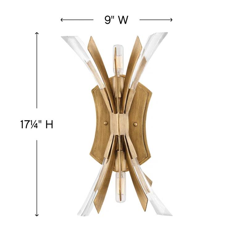 Vida Steel Flush Mounted Sconce