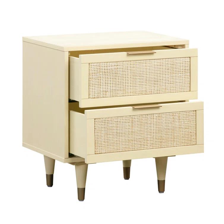 22'' W Cane Nightstand