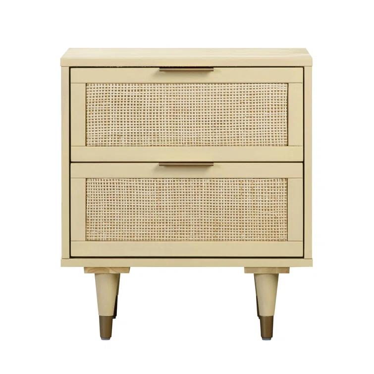 22'' W Cane Nightstand