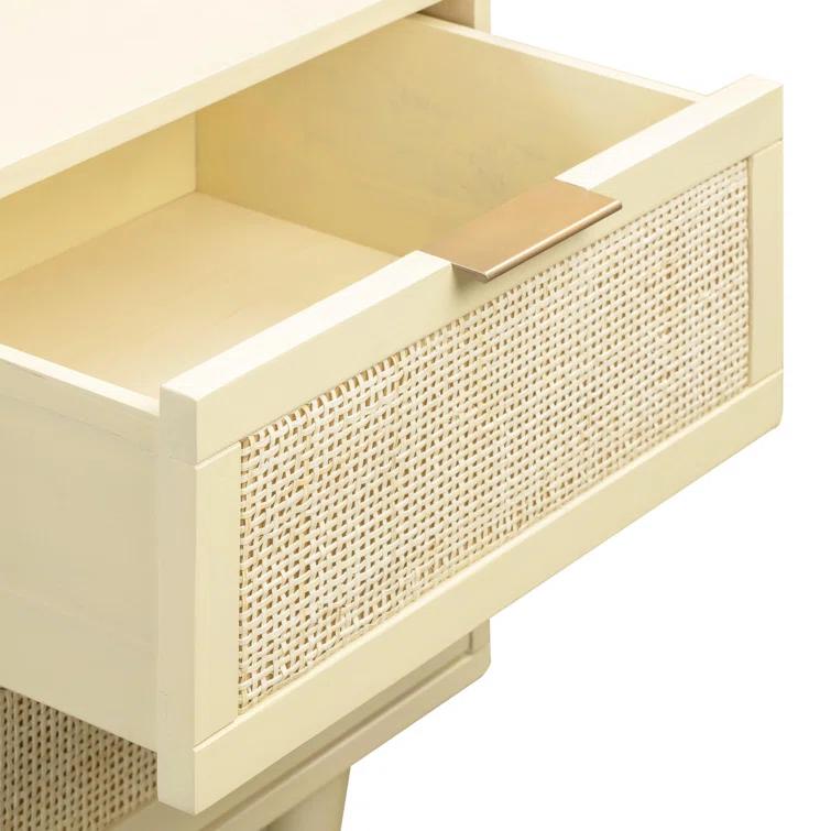 22'' W Cane Nightstand