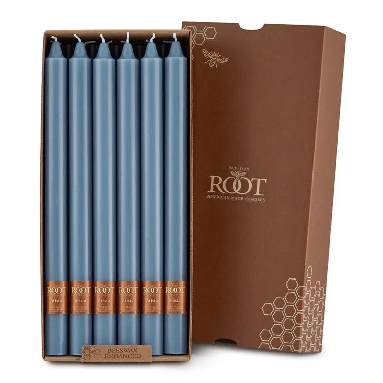 Root Candles Unscented Taper Candle (Set of 12)