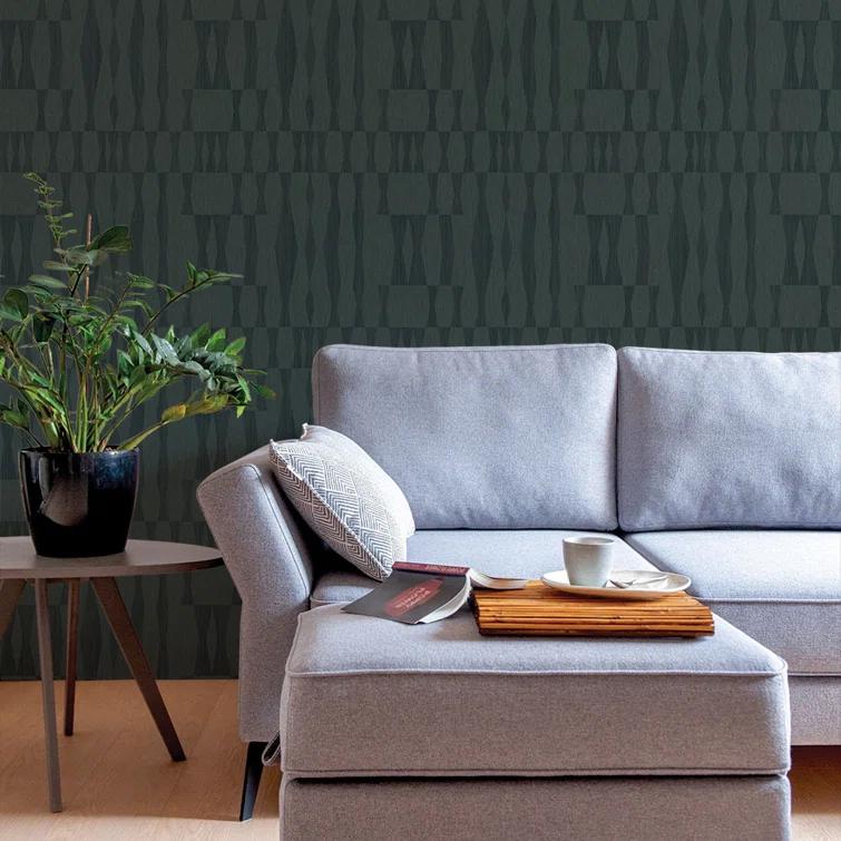 Mirin Peel + Stick Wallpaper - Textured Seagrass