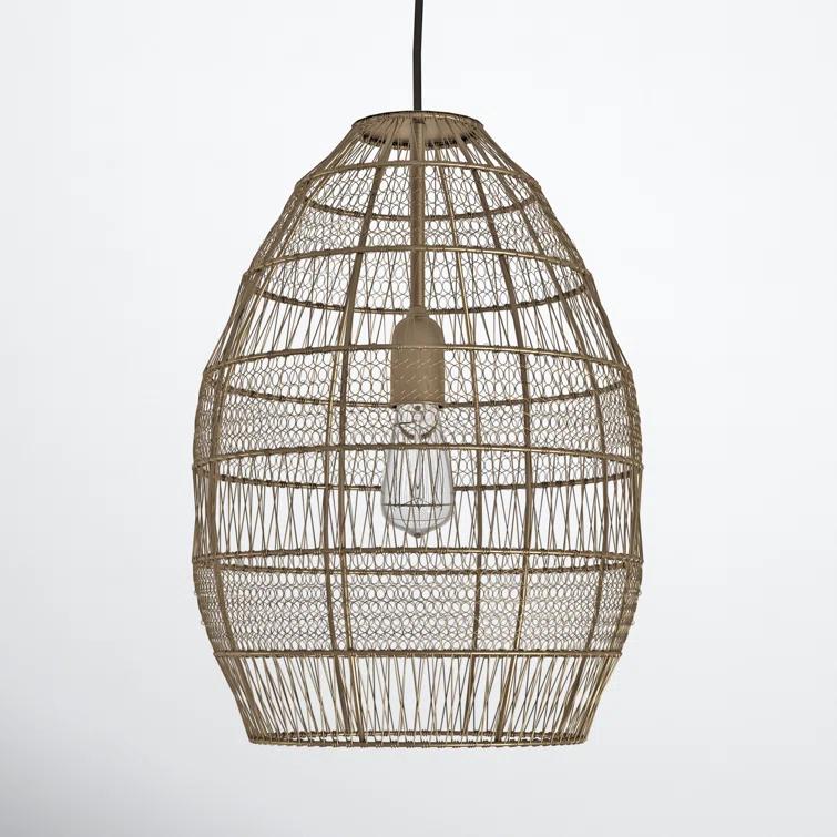 Neddie Single Light Metal Dimmable Pendant