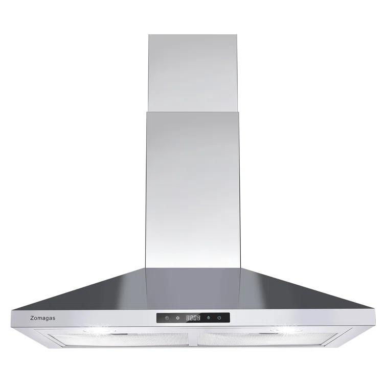 30" 450 CFM Convertible Wall Mount Range Hood in Stainless Steel