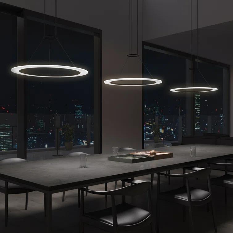 Arctic Rings 1 - Light LED Unique/Statement Pendant