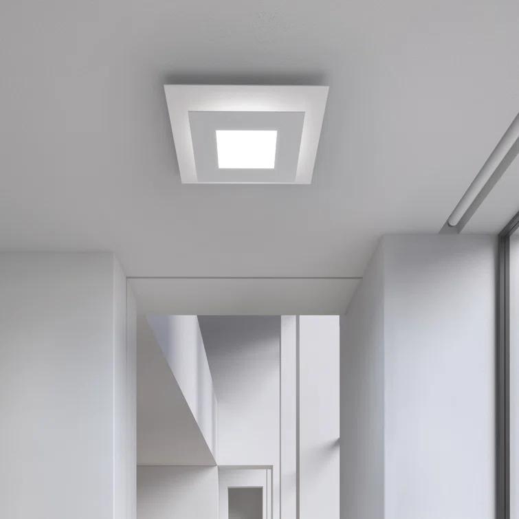 SONNEMAN Offset Glass LED Flush Mount