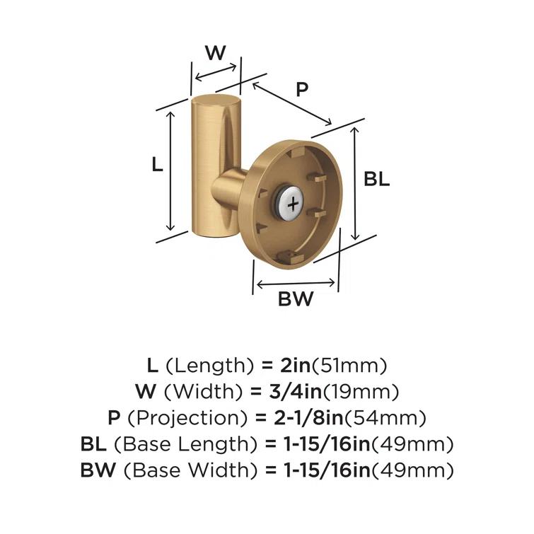 Arrondi™ Wall Mounted Robe Hook