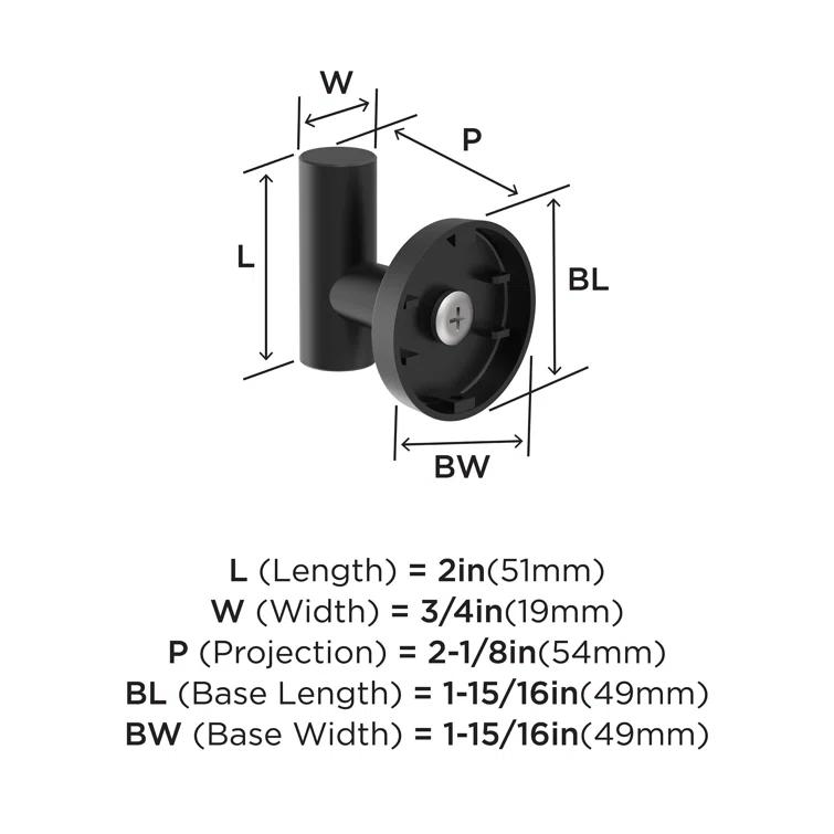 Arrondi™ Wall Mounted Robe Hook