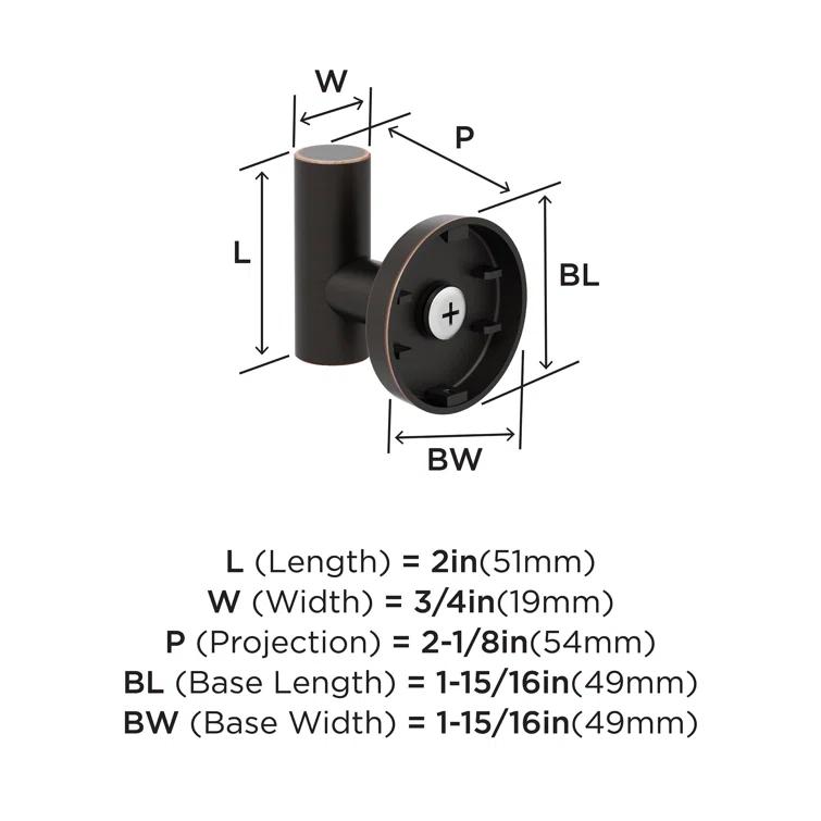 Arrondi™ Wall Mounted Robe Hook