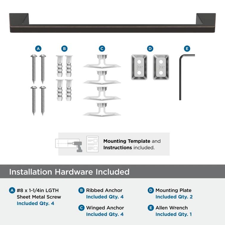 Blackrock 19.87" Wall Mounted Towel Bar