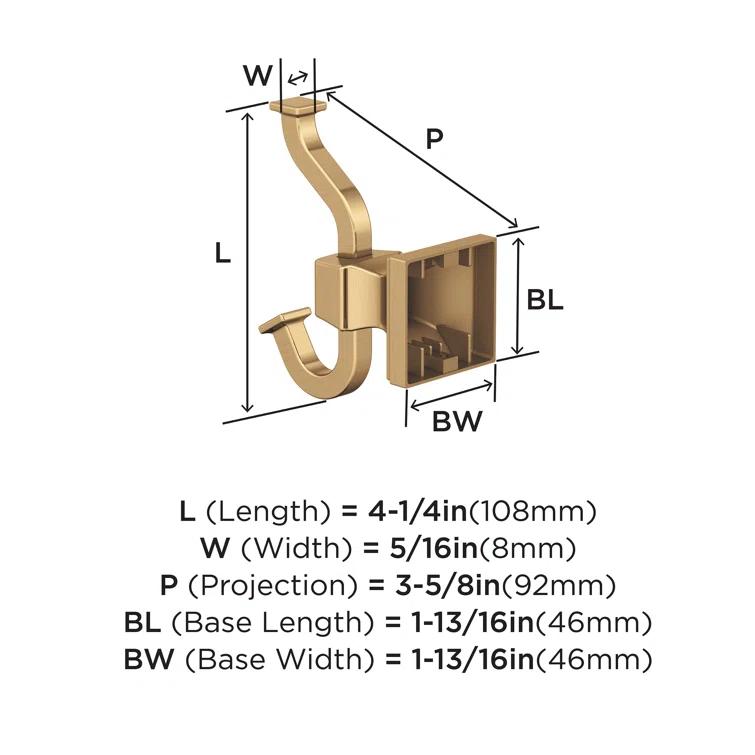 Mulholland Wall Mounted Robe Hook