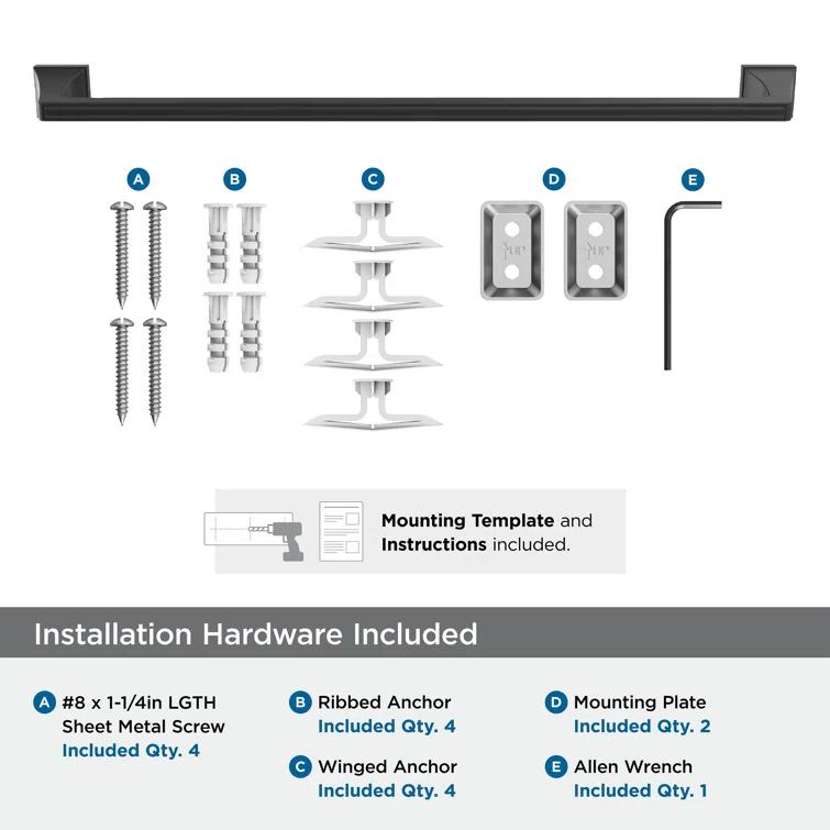 Mulholland 25.75" Wall Mounted Towel Bar