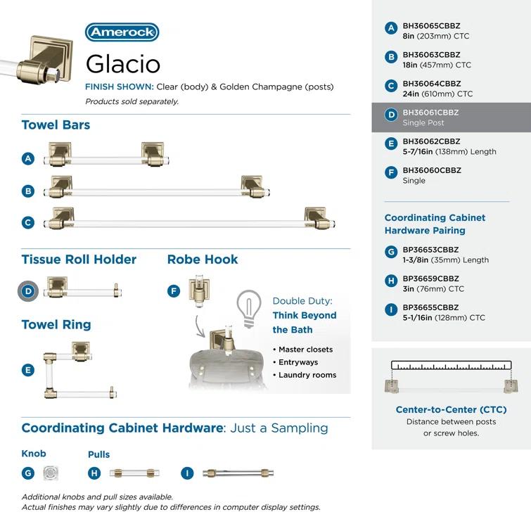 Glacio Wall Mount Toilet Paper Holder