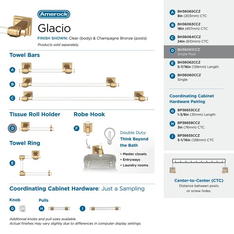 Glacio Wall Mount Toilet Paper Holder