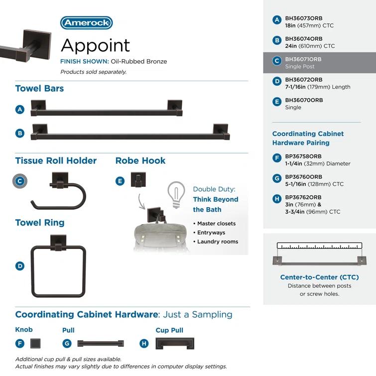 Appoint Wall Mount Toilet Paper Holder
