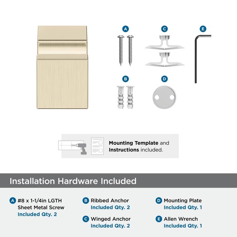 Monument Wall Mounted Robe Hook