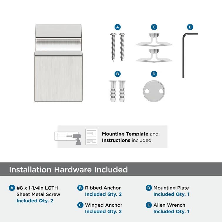 Amerock Monument Wall Mounted Robe Hook BH36080G10