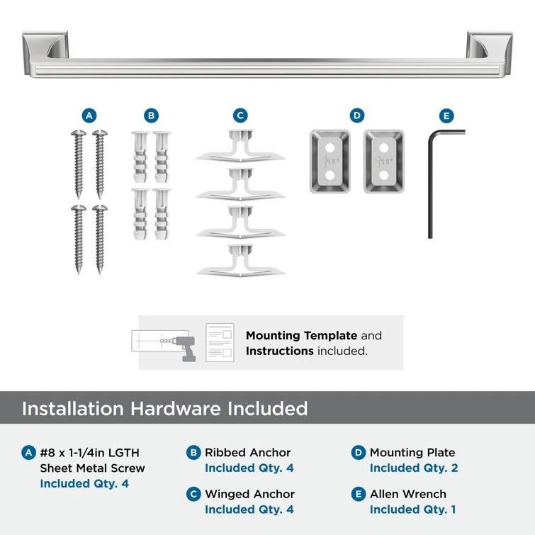 Amerock Mulholland 19.81" Wall Mounted Towel Bar BH3602326