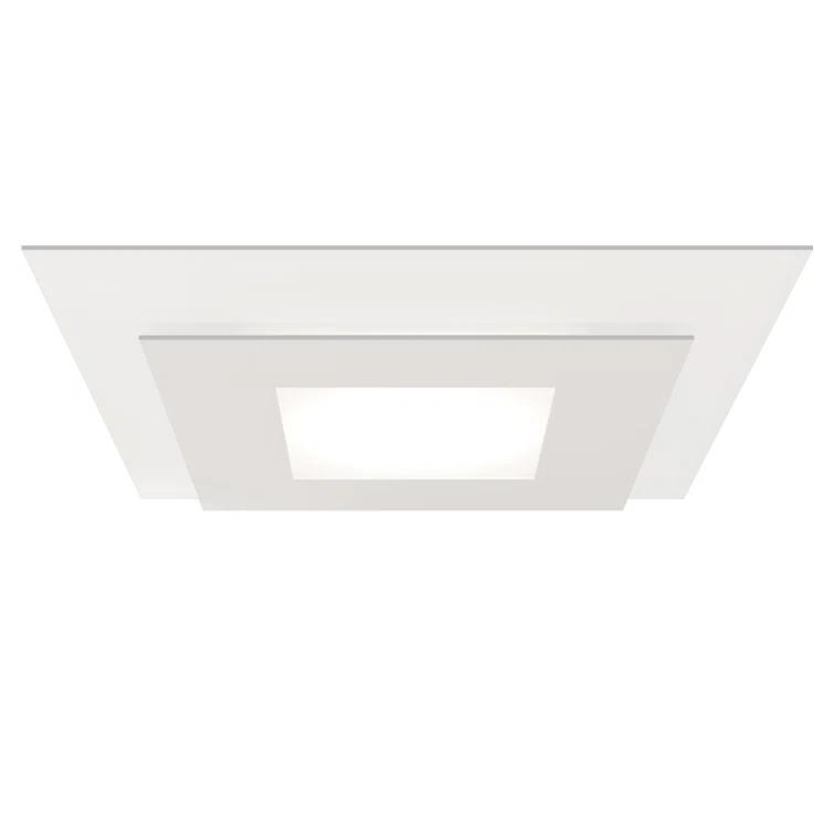 SONNEMAN Offset Glass LED Flush Mount