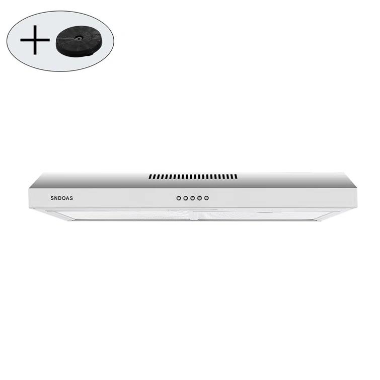 SNDOAS 30" Stainless Steel 250 CFM Convertible Under Cabinet Range Hood